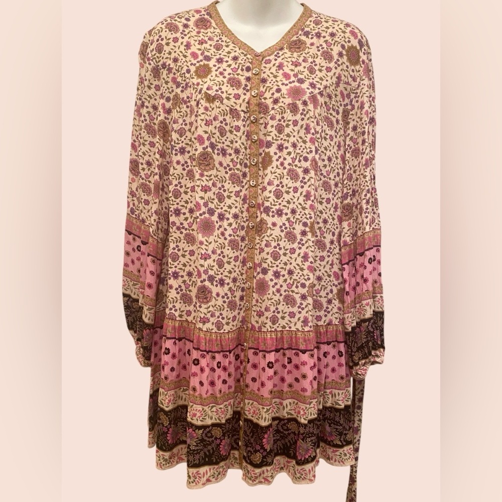 Spell Lady Untamed Tunic Mini Dress Medium - Picture 2 of 16